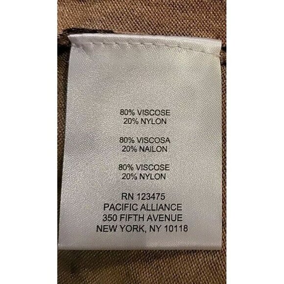 Ellen Tracy Leopard Print Sweater Womens Large Mob Wife Brown Black Fast Ship! - Picture 4 of 8